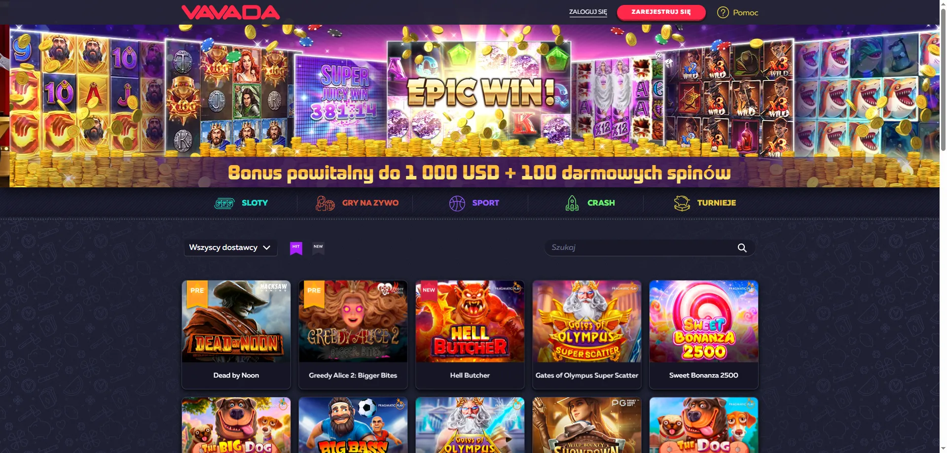 Vavada Casino strona gł&oacute;wna &ndash; kasyno online dla graczy z Polski